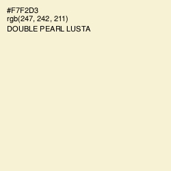 #F7F2D3 - Double Pearl Lusta Color Image